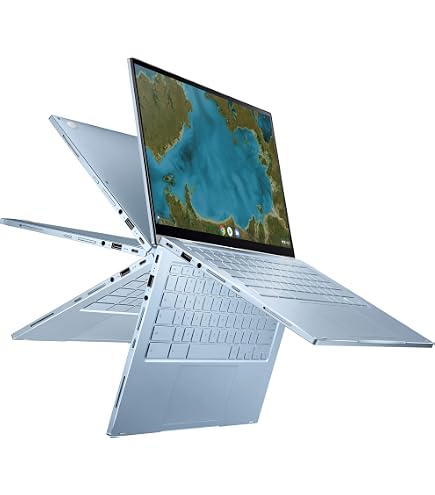ASUS Chromebook Flip C434 2-In-1 Laptop, 14